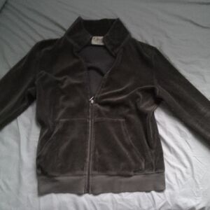 Juicy Couture Deep Brown Zip-Up Jacket
